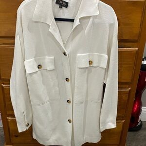 The Limited Cream Utility Jacket